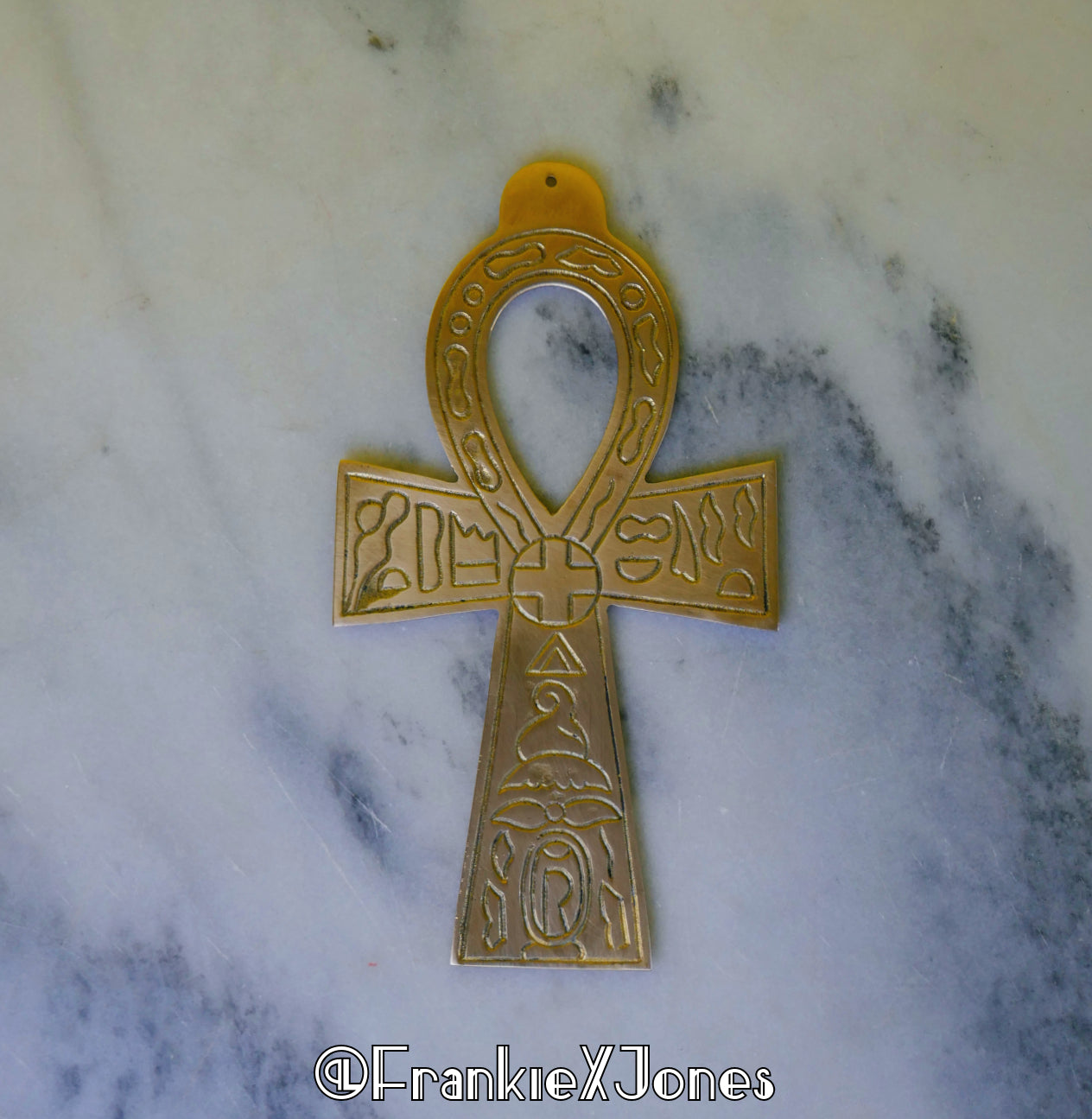 Solid Brass Ankh ✤ Wall Hanging
