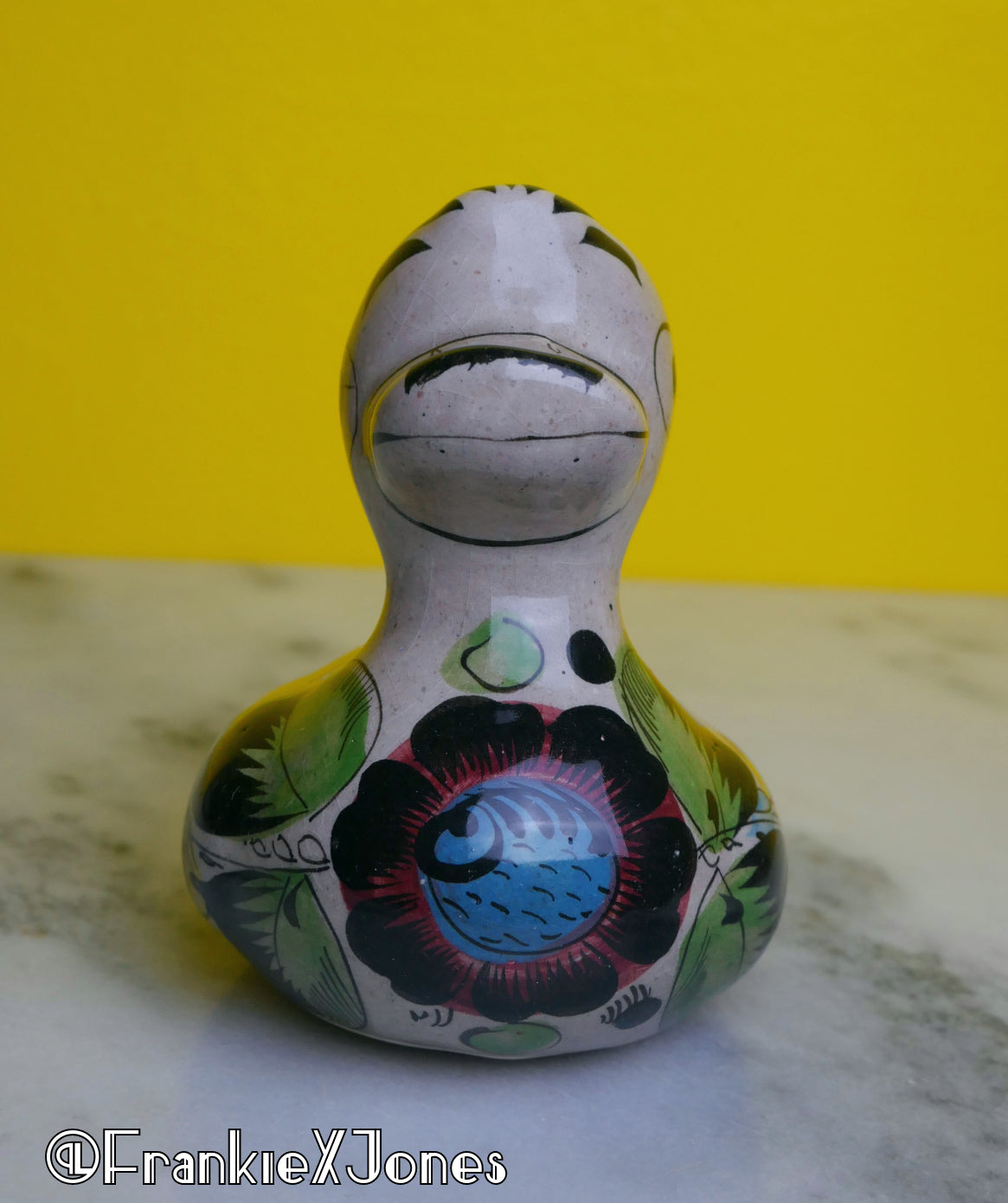 Mexican Hand-Painted Duck