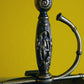 Art Nouveau Goddess Brass Sword Handle Ashtray