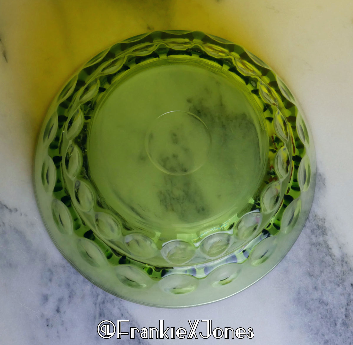 Olive Console Bowl ✤ Kings Crown ✤ Indiana Glass Co.
