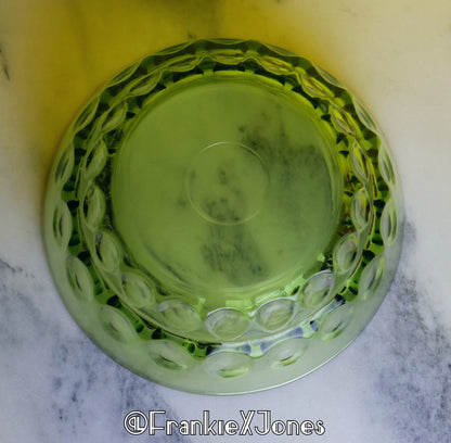 Olive Console Bowl ✤ Kings Crown ✤ Indiana Glass Co.