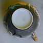 Dragonware Lithophane Tea Cup Set ✤ Cup + Saucer ✤ Black